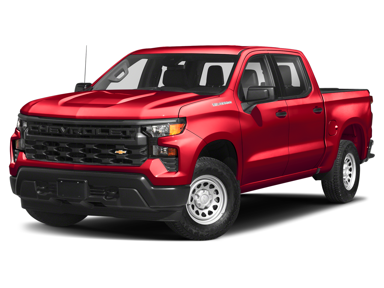 Sterling Gray Metallic 2024 Chevrolet Silverado 1500 RST Crew Cab 4WD Pickup Truck Four-Wheel Drive Automatic