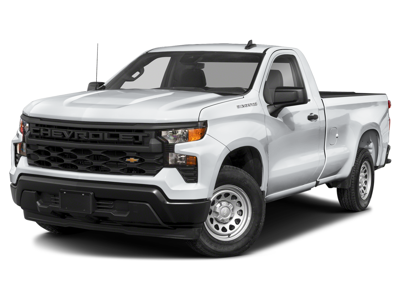 Summit White 2024 Chevrolet Silverado 1500 Work Truck Regular Cab LB RWD Pickup Truck 4X2 Automatic