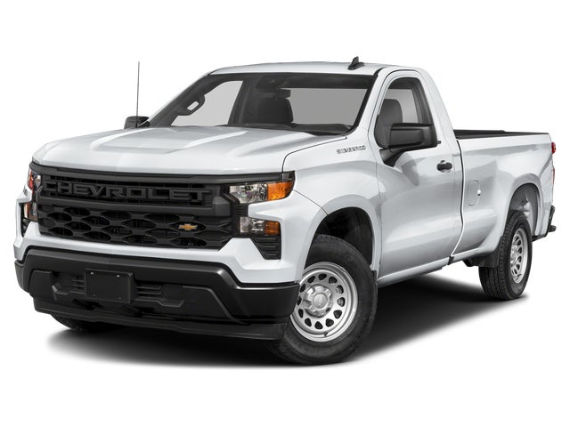 Summit White 2024 Chevrolet Silverado 1500 Work Truck Regular Cab LB RWD Pickup Truck 4X2 Automatic