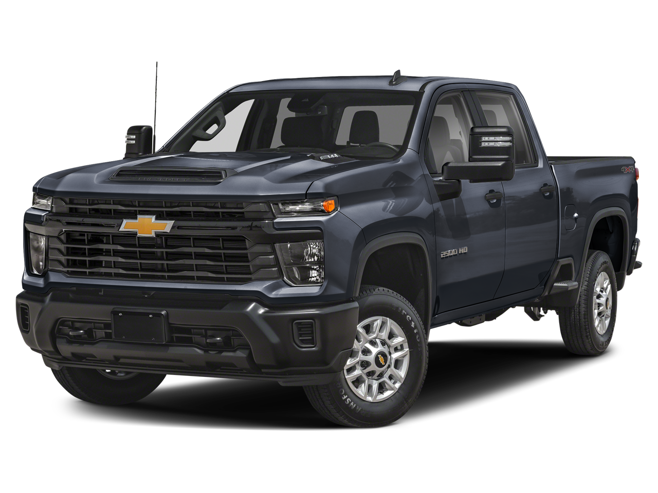 Dark Ash Metallic 2024 Chevrolet Silverado 2500HD LTZ Crew Cab 4WD Pickup Truck Four-Wheel Drive Automatic