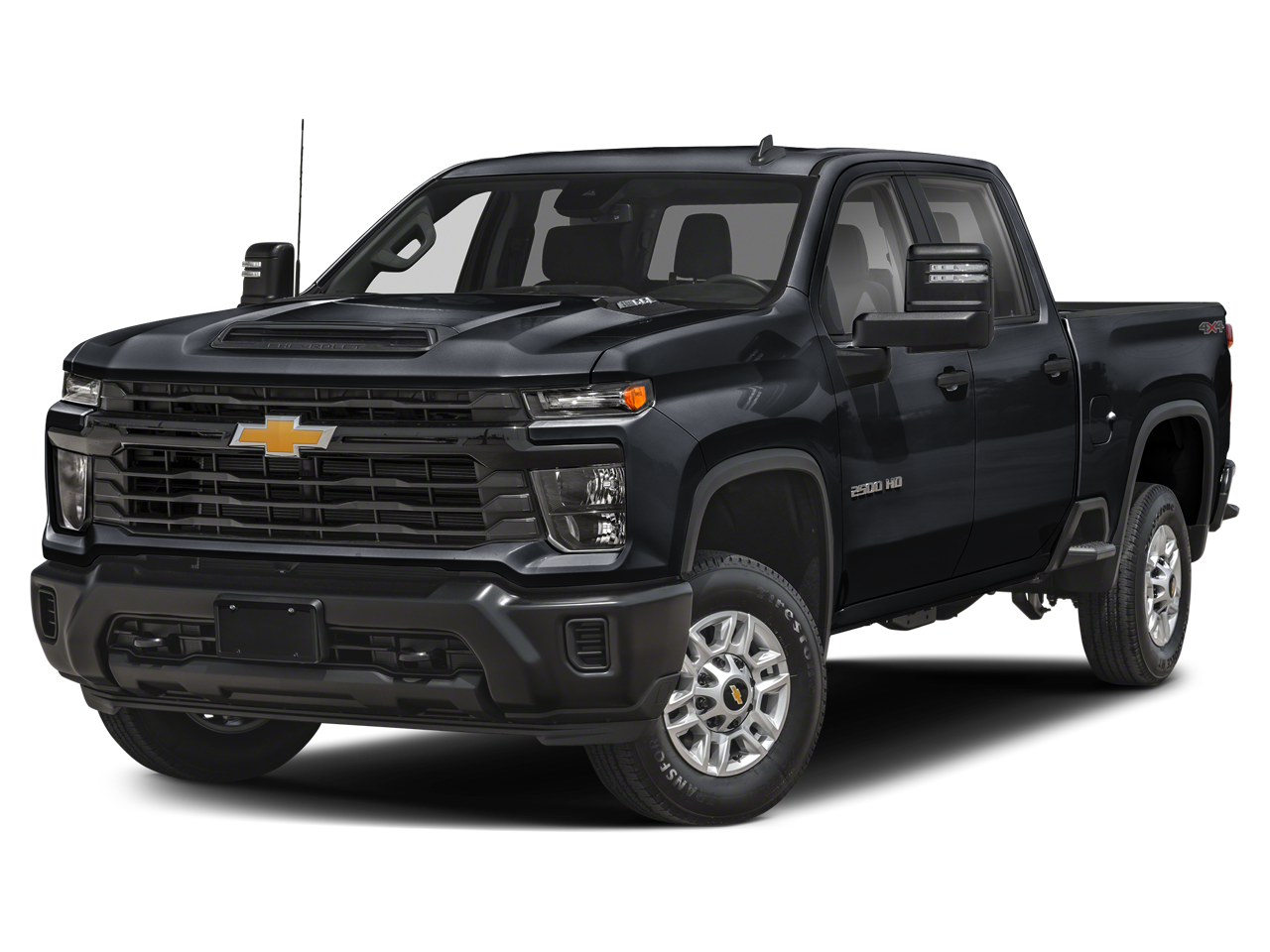 Dark Ash Metallic 2024 Chevrolet Silverado 2500HD LTZ Crew Cab 4WD Pickup Truck Four-Wheel Drive Automatic
