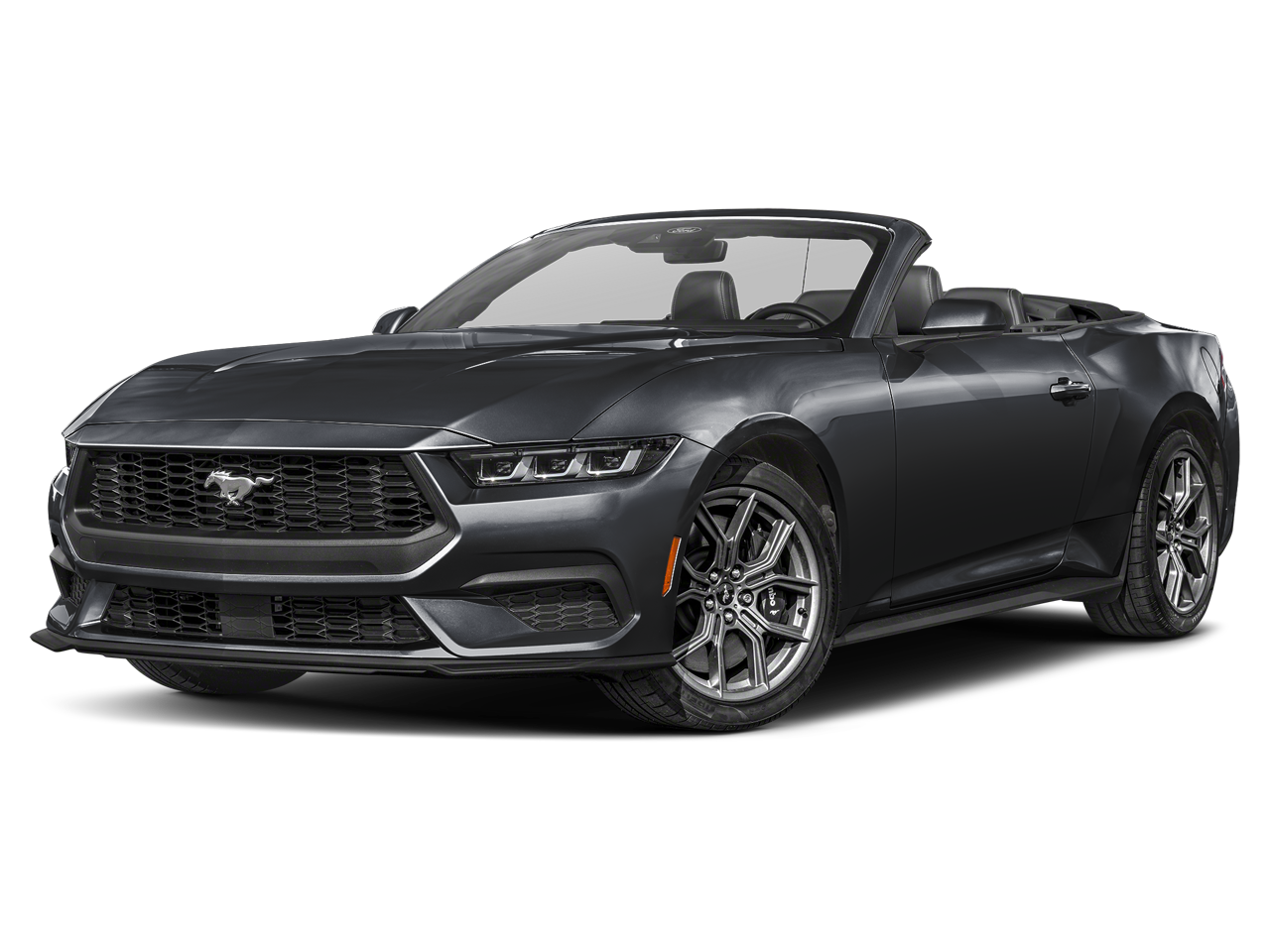 Red 2024 Ford Mustang EcoBoost Convertible RWD Convertible Rear-Wheel Drive Automatic