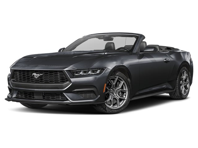 Red 2024 Ford Mustang EcoBoost Convertible RWD Convertible Rear-Wheel Drive Automatic
