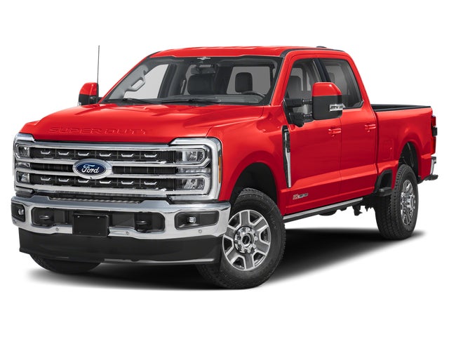 White 2024 Ford F-250 Super Duty Lariat Crew Cab 4WD Pickup Truck Four-Wheel Drive
