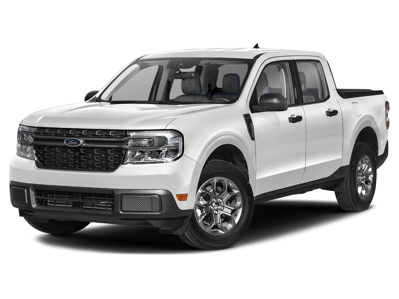 Silver Metallic 2024 Ford Maverick XLT SuperCrew FWD Pickup Truck Front-Wheel Drive Automatic
