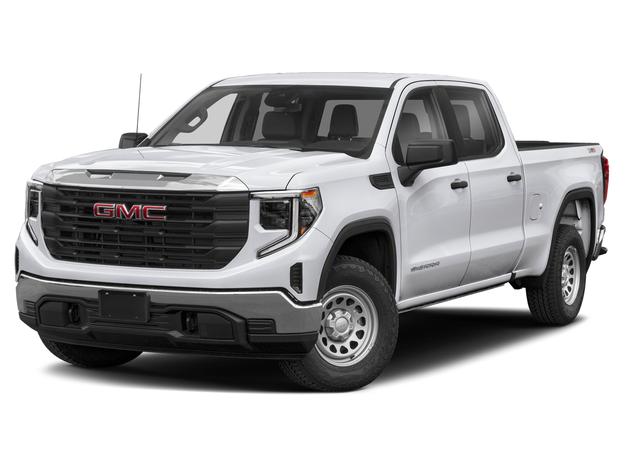 White Frost Tricoat 2024 GMC Sierra 1500 Denali Crew Cab 4WD Pickup Truck Four-Wheel Drive Automatic