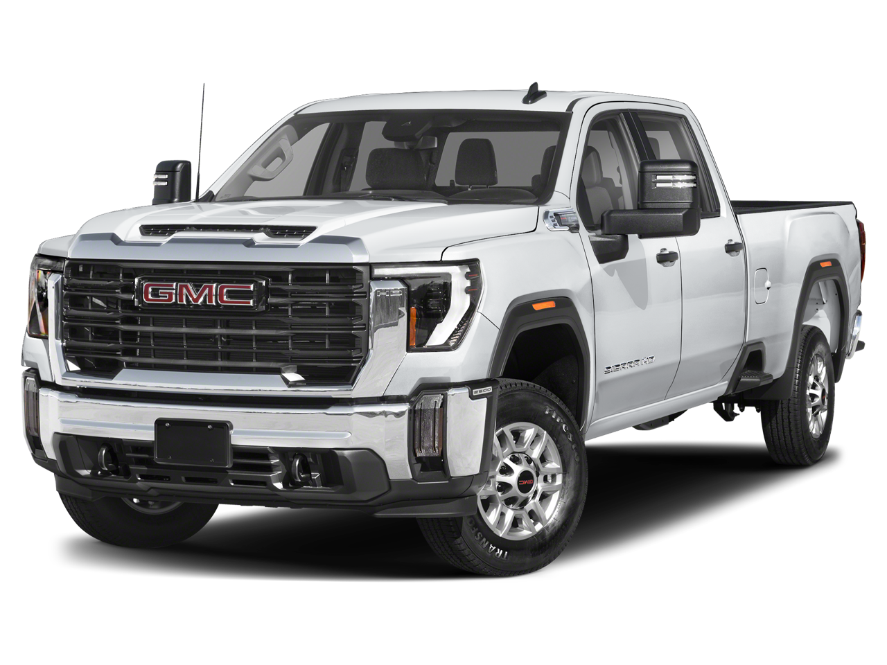 Summit White 2024 GMC Sierra 2500HD Pickup Truck Four-Wheel Drive Automatic