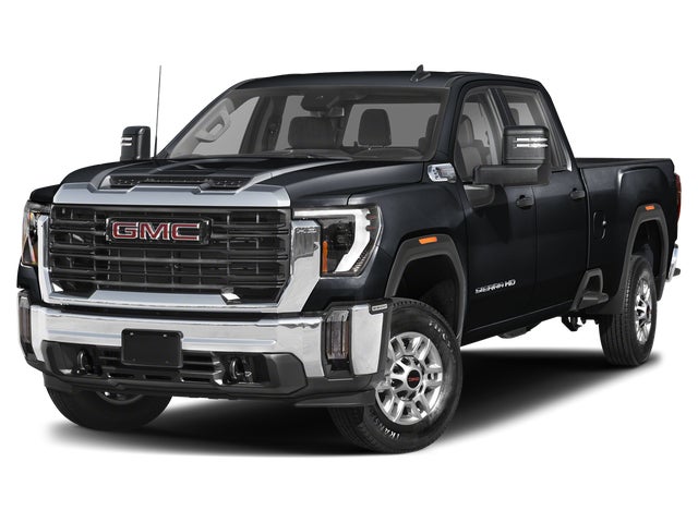 White Frost Tricoat 2024 GMC Sierra 2500HD Denali Ultimate Crew Cab 4WD Pickup Truck Four-Wheel Drive Automatic