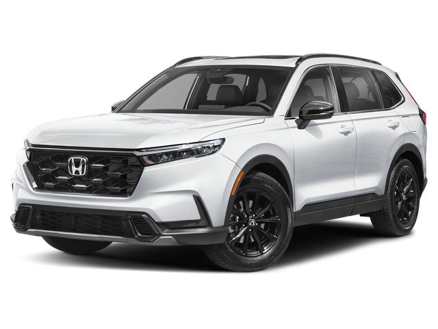 Silver 2024 Honda CR-V Hybrid SUV / Crossover Front-Wheel Drive