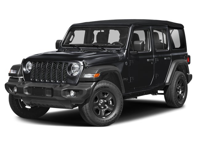 Black Clearcoat 2024 Jeep Wrangler SUV / Crossover Four-Wheel Drive 8-Speed Automatic