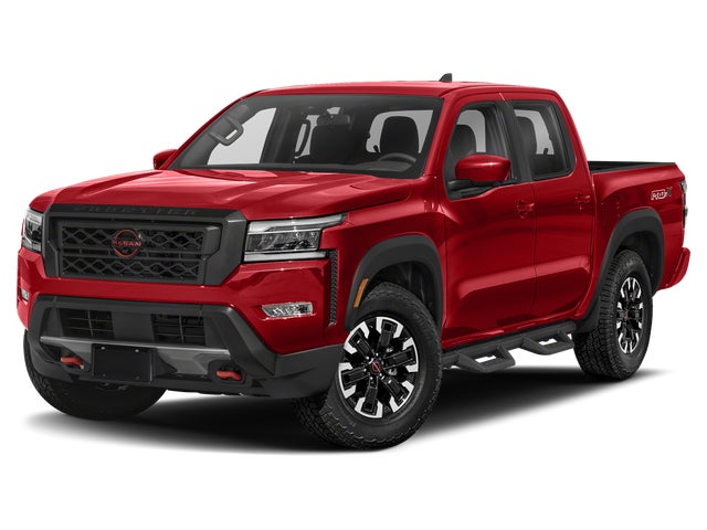 Red Alert 2024 Nissan Frontier Pickup Truck Four-Wheel Drive Automatic