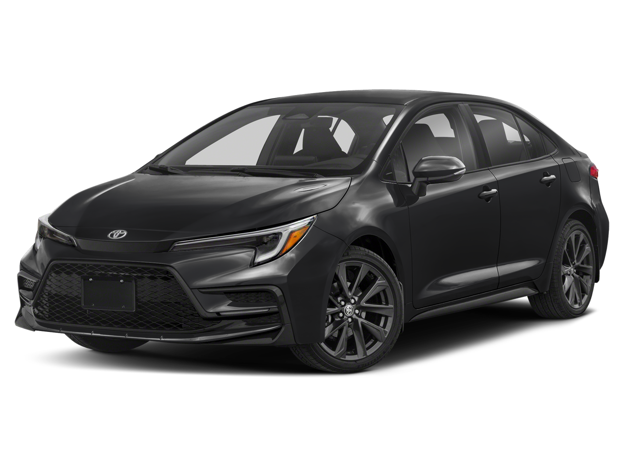 Midnight Black Metallic 2024 Toyota Corolla SE FWD Sedan Front-Wheel Drive Continuously Variable Transmission