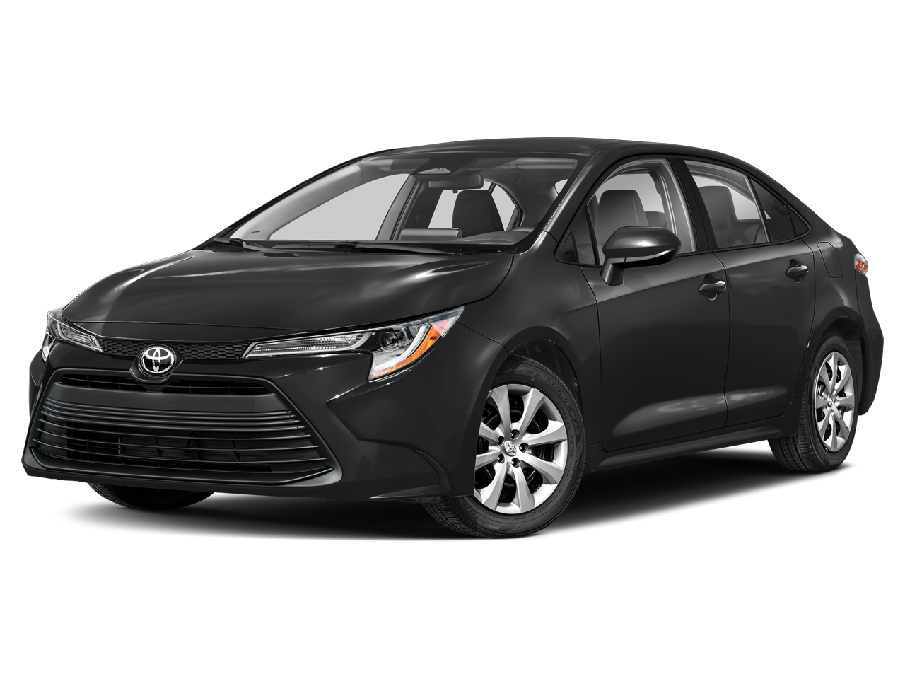 Midnight Black Metallic 2024 Toyota Corolla Sedan Front-Wheel Drive Continuously Variable Transmission
