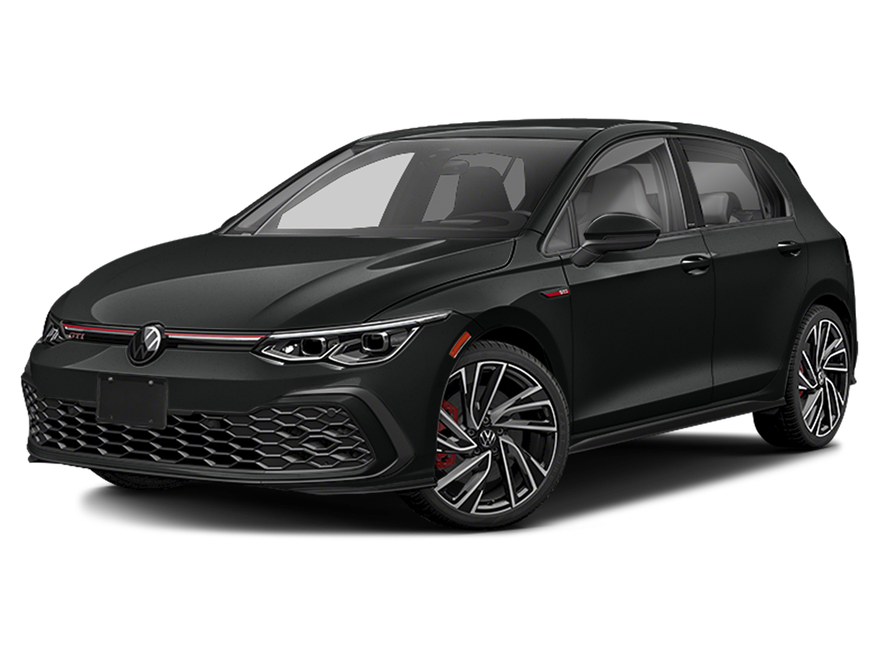 Deep Black Pearl 2024 Volkswagen Golf GTI SE FWD Hatchback Front-Wheel Drive 7-Speed Dual Clutch