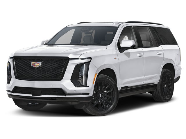Crystal White Tricoat 2025 Cadillac Escalade SUV / Crossover Four-Wheel Drive Automatic