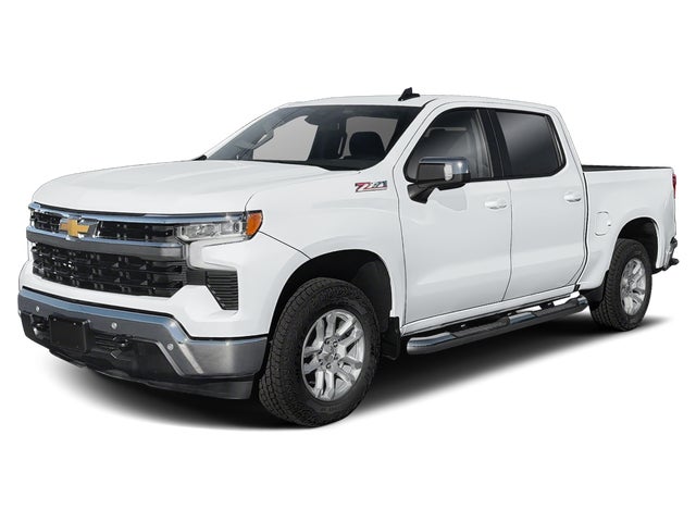 Summit White 2025 Chevrolet Silverado 1500 Pickup Truck Four-Wheel Drive Automatic