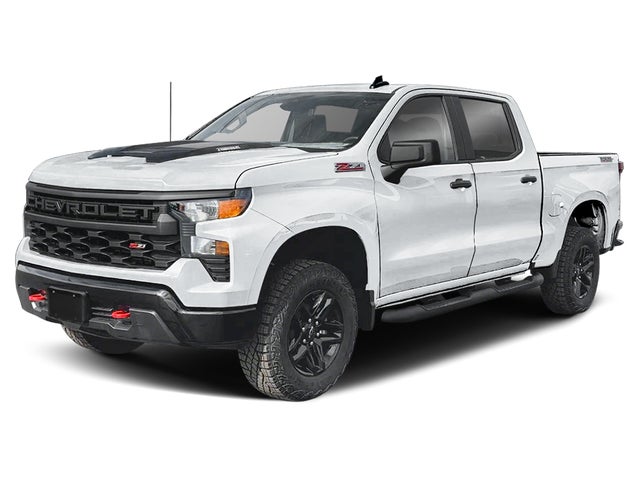 White 2025 Chevrolet Silverado 1500 Pickup Truck Four-Wheel Drive Automatic