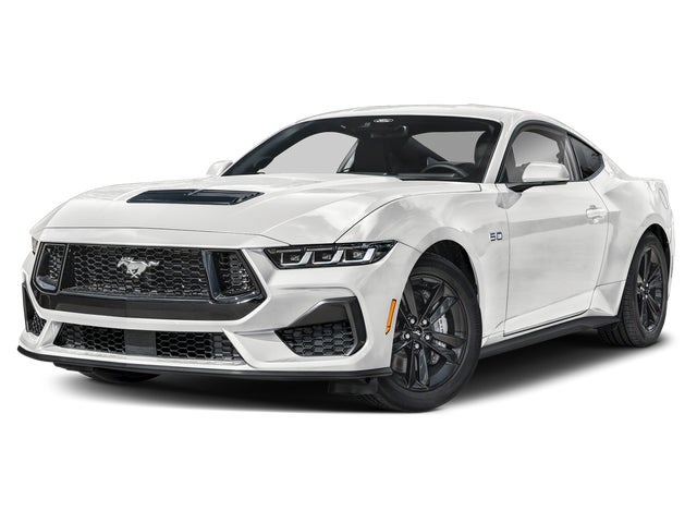 Red 2025 Ford Mustang Coupe Rear-Wheel Drive