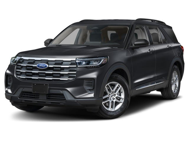 Black Metallic 2025 Ford Explorer Active AWD SUV / Crossover All-Wheel Drive Automatic