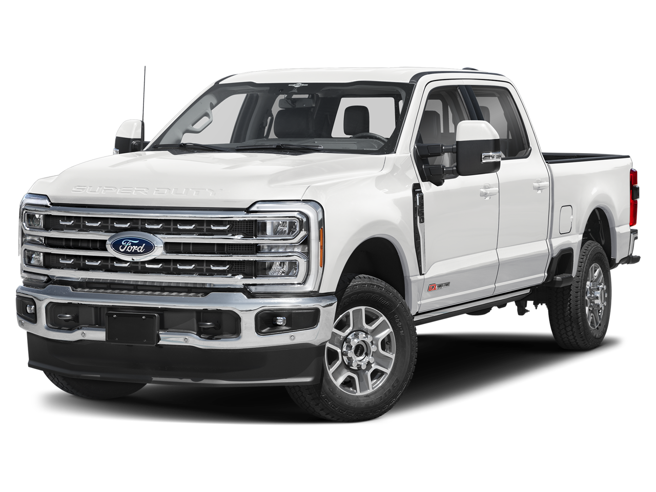 White Metallic 2025 Ford F-250 Super Duty Pickup Truck Four-Wheel Drive Automatic