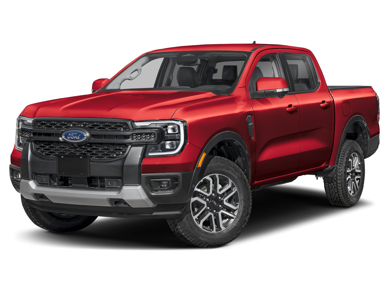 Gray Metallic 2025 Ford Ranger Pickup Truck Four-Wheel Drive Automatic