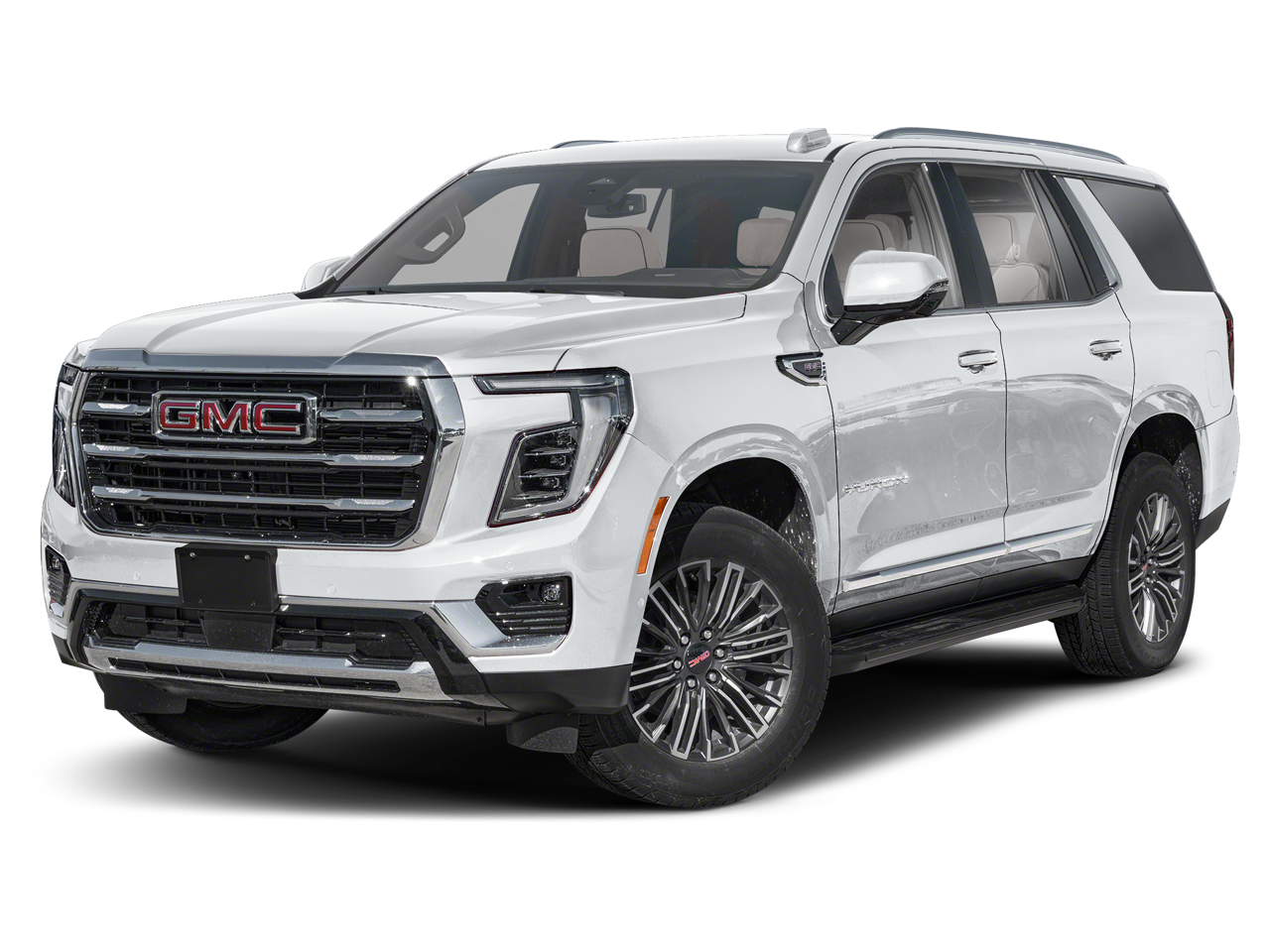 Summit White 2025 GMC Yukon SUV / Crossover Four-Wheel Drive Automatic