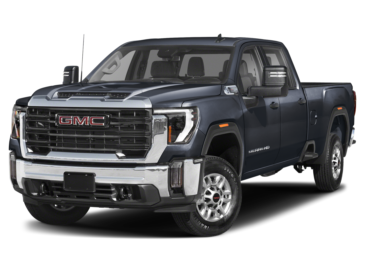 Summit White 2025 GMC Sierra 2500HD Denali Crew Cab 4WD Pickup Truck Four-Wheel Drive Automatic