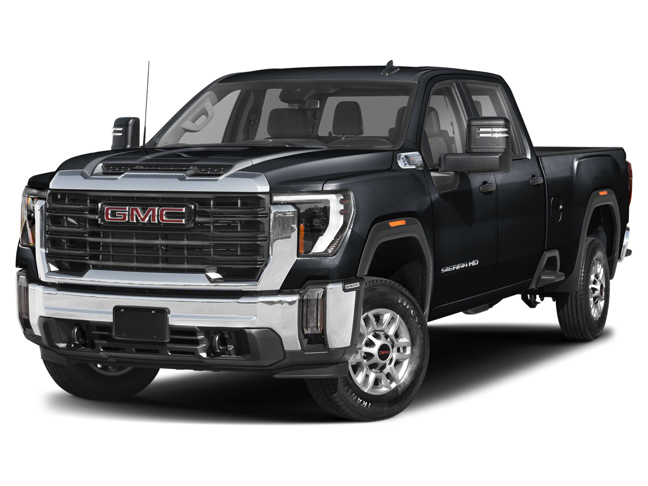 Summit White 2025 GMC Sierra 2500HD Denali Crew Cab 4WD Pickup Truck Four-Wheel Drive Automatic