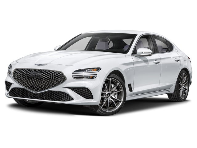 Uyuni White 2025 Genesis G70 2.5T Sport Prestige RWD Sedan Rear-Wheel Drive 8-Speed Automatic