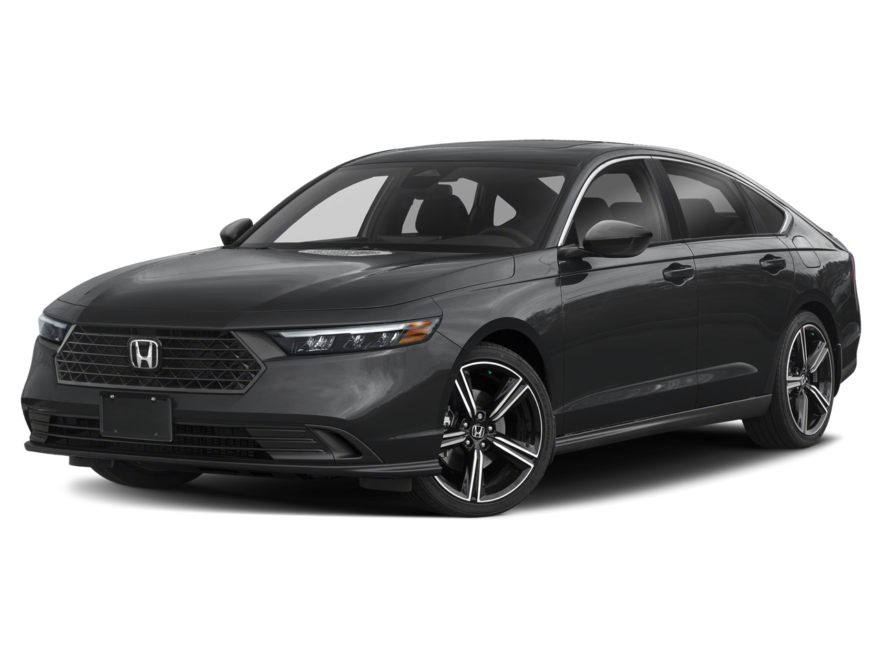 Gray 2025 Honda Accord Hybrid Sport FWD Sedan Front-Wheel Drive Continuously Variable Transmission