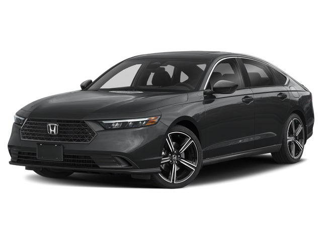 Gray 2025 Honda Accord Hybrid Sport FWD Sedan Front-Wheel Drive Continuously Variable Transmission