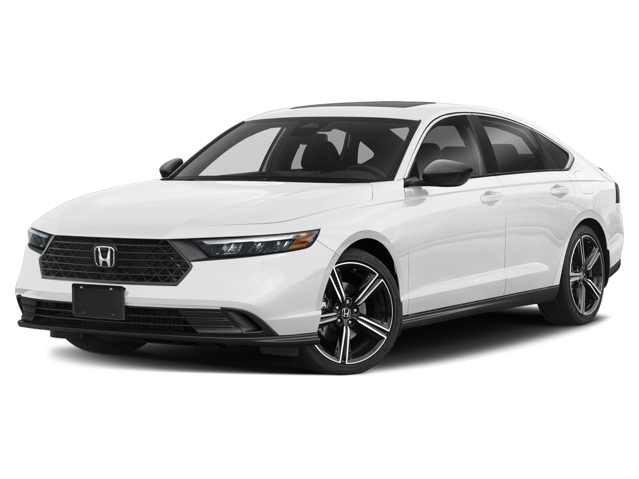 Gray 2025 Honda Accord Hybrid Sport FWD Sedan Front-Wheel Drive Continuously Variable Transmission