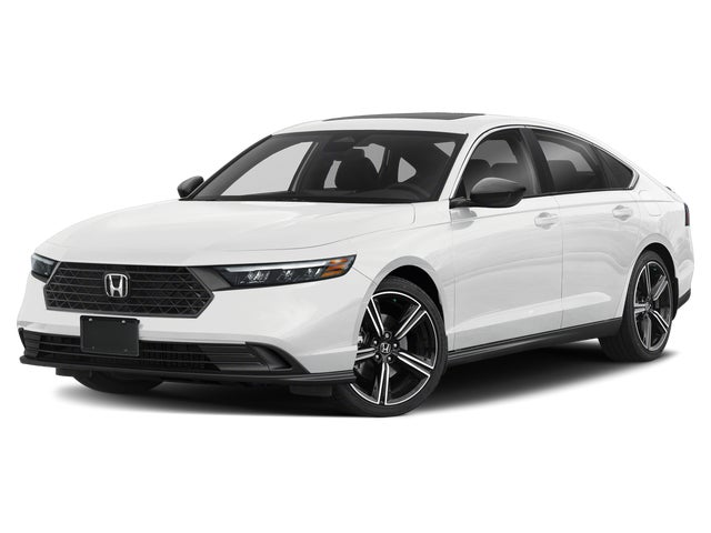 Gray 2025 Honda Accord Hybrid Sport FWD Sedan Front-Wheel Drive Continuously Variable Transmission