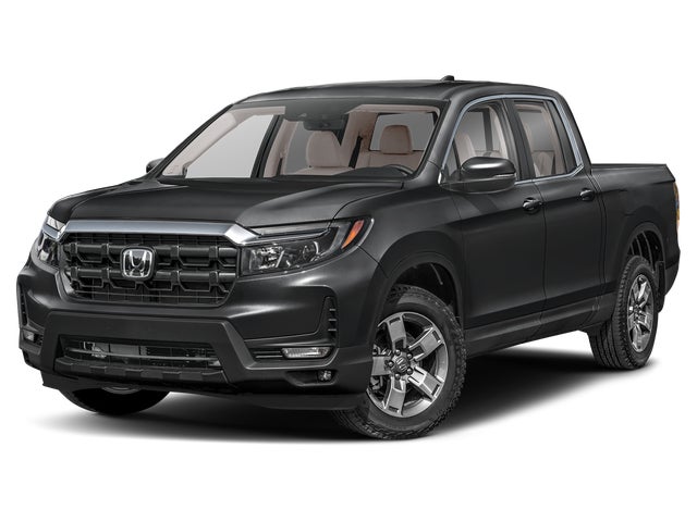 Black 2025 Honda Ridgeline RTL AWD Pickup Truck All-Wheel Drive 9-Speed Automatic