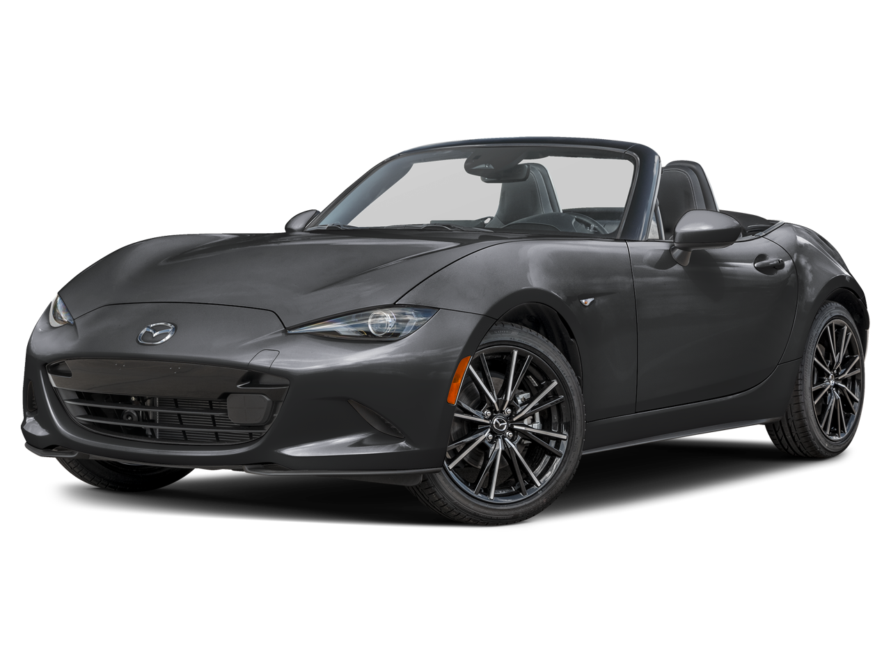 Machine Gray Metallic 2025 Mazda MX-5 Miata Convertible Rear-Wheel Drive 6-Speed Automatic