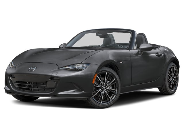Machine Gray Metallic 2025 Mazda MX-5 Miata Convertible Rear-Wheel Drive 6-Speed Automatic