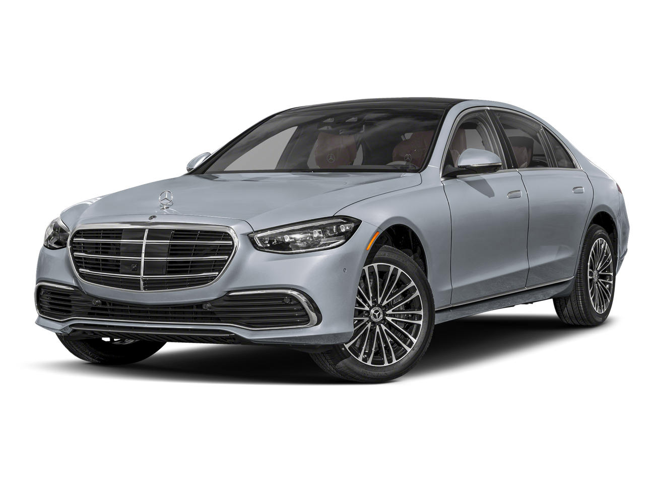 Moonlight White 2025 Mercedes-Benz S-Class S 580 4MATIC Sedan All-Wheel Drive 9-Speed Automatic