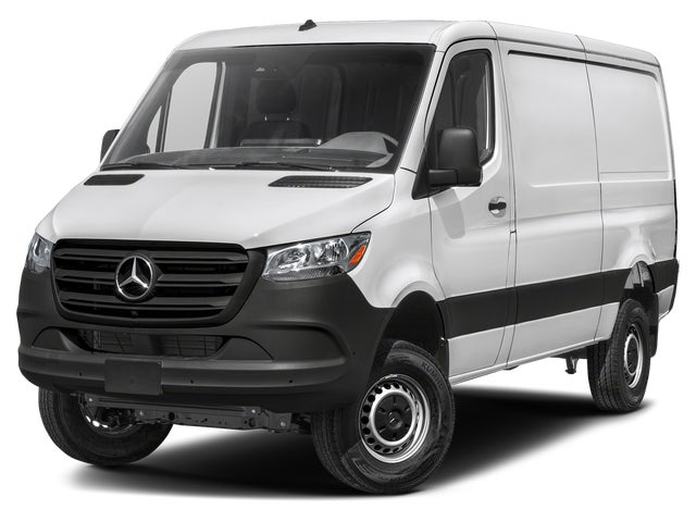 Arctic White 2025 Mercedes-Benz Sprinter Cargo 2500 144 RWD Van Rear-Wheel Drive 9-Speed Automatic