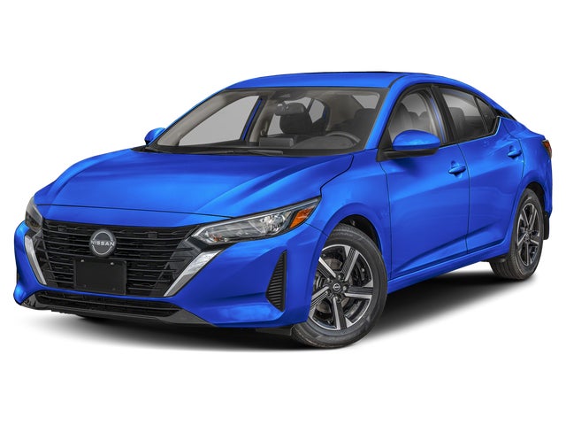 Blue 2025 Nissan Sentra Sedan Front-Wheel Drive Continuously Variable Transmission