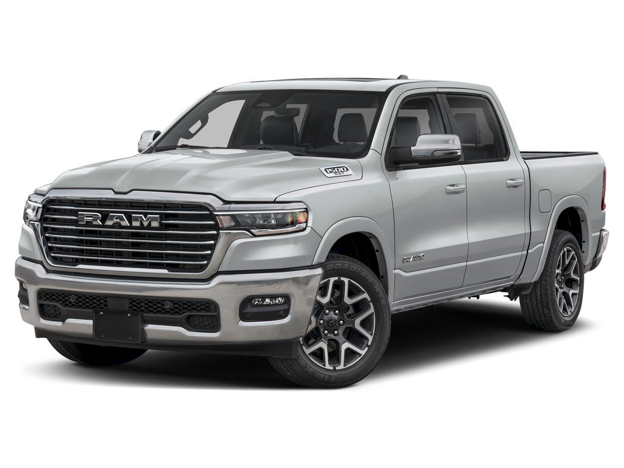 Used 2025 Billet Silver Metallic Clearcoat RAM Laramie Crew Cab 4x4 5