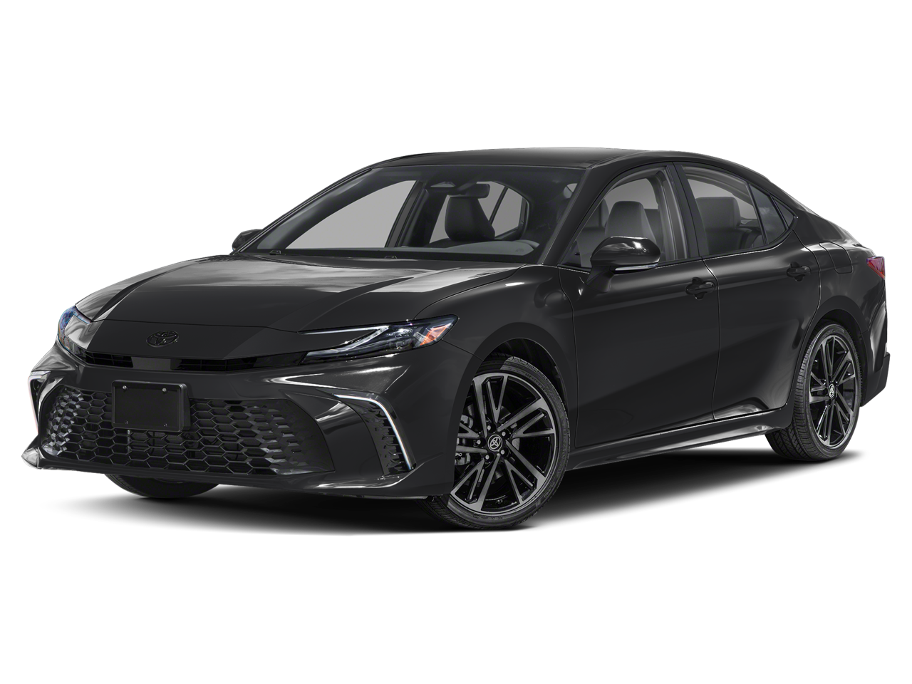 Black 2025 Toyota Camry Sedan Front-Wheel Drive Continuously Variable Transmission