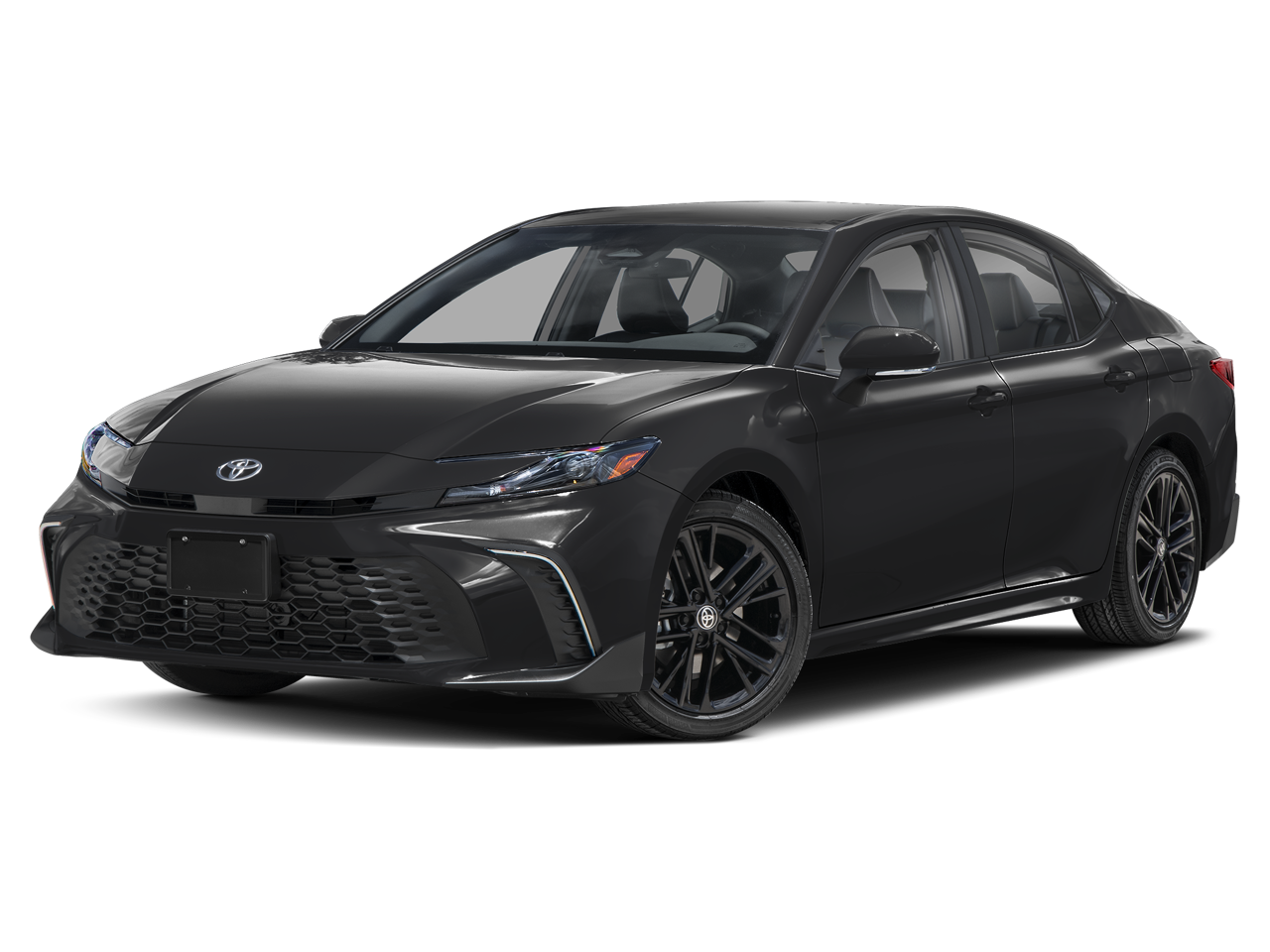 Midnight Black Metallic 2025 Toyota Camry Sedan Front-Wheel Drive Continuously Variable Transmission