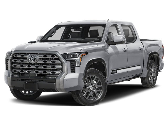 White (Wind Chill Pearl) 2025 Toyota Tundra Hybrid Platinum HV CrewMax Cab 4WD Pickup Truck Four-Wheel Drive Automatic