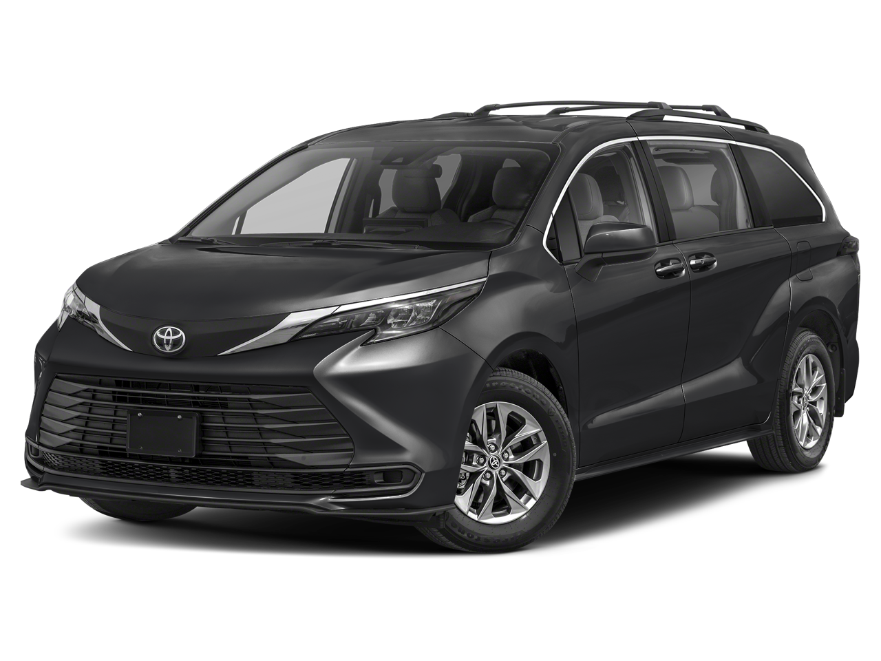 Magnetic Gray Metallic 2025 Toyota Sienna LE 8-Passenger AWD Minivan All-Wheel Drive Continuously Variable Transmission