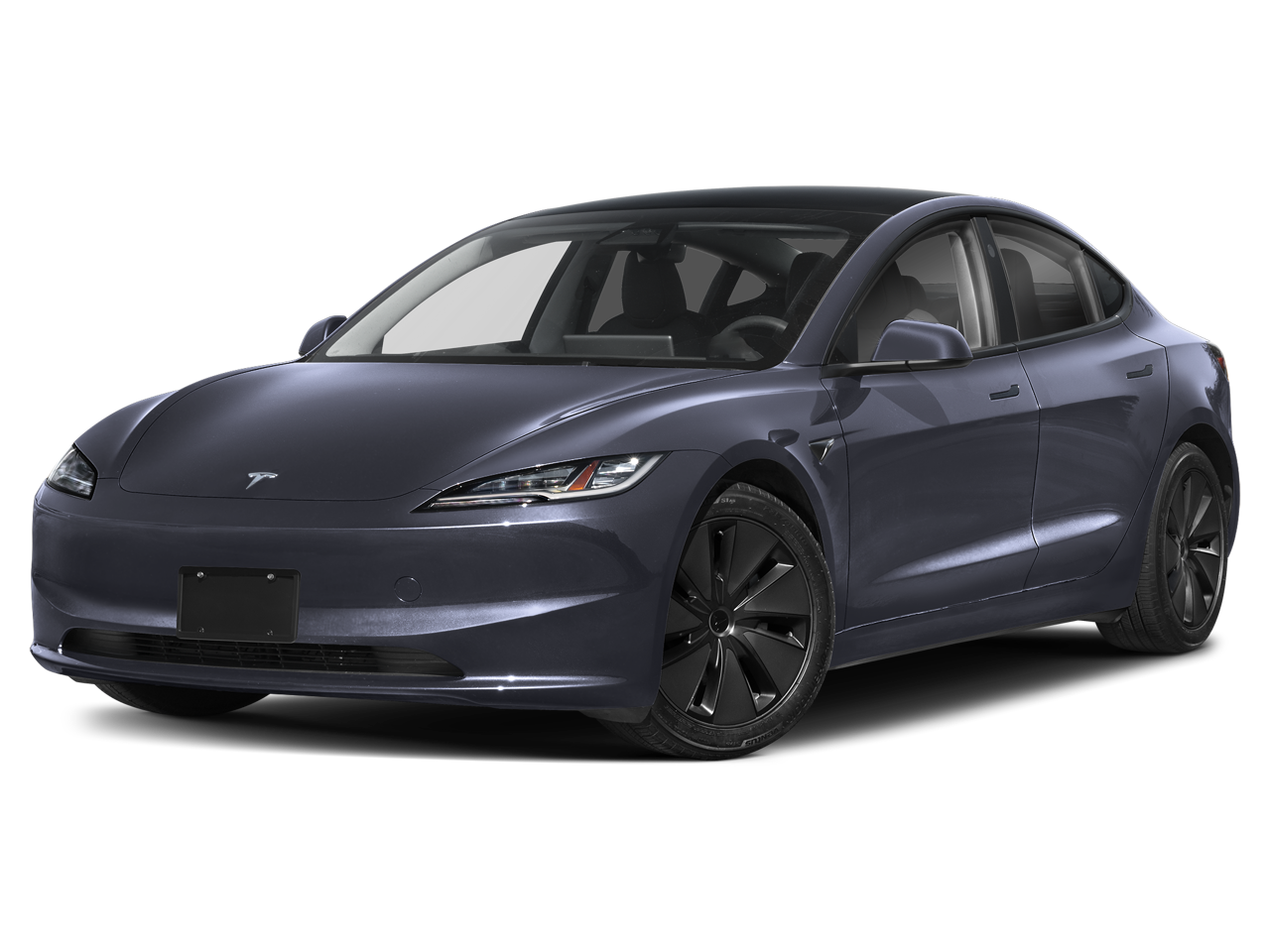 Stealth Gray 2025 Tesla Model 3 Sedan Rear-Wheel Drive Automatic
