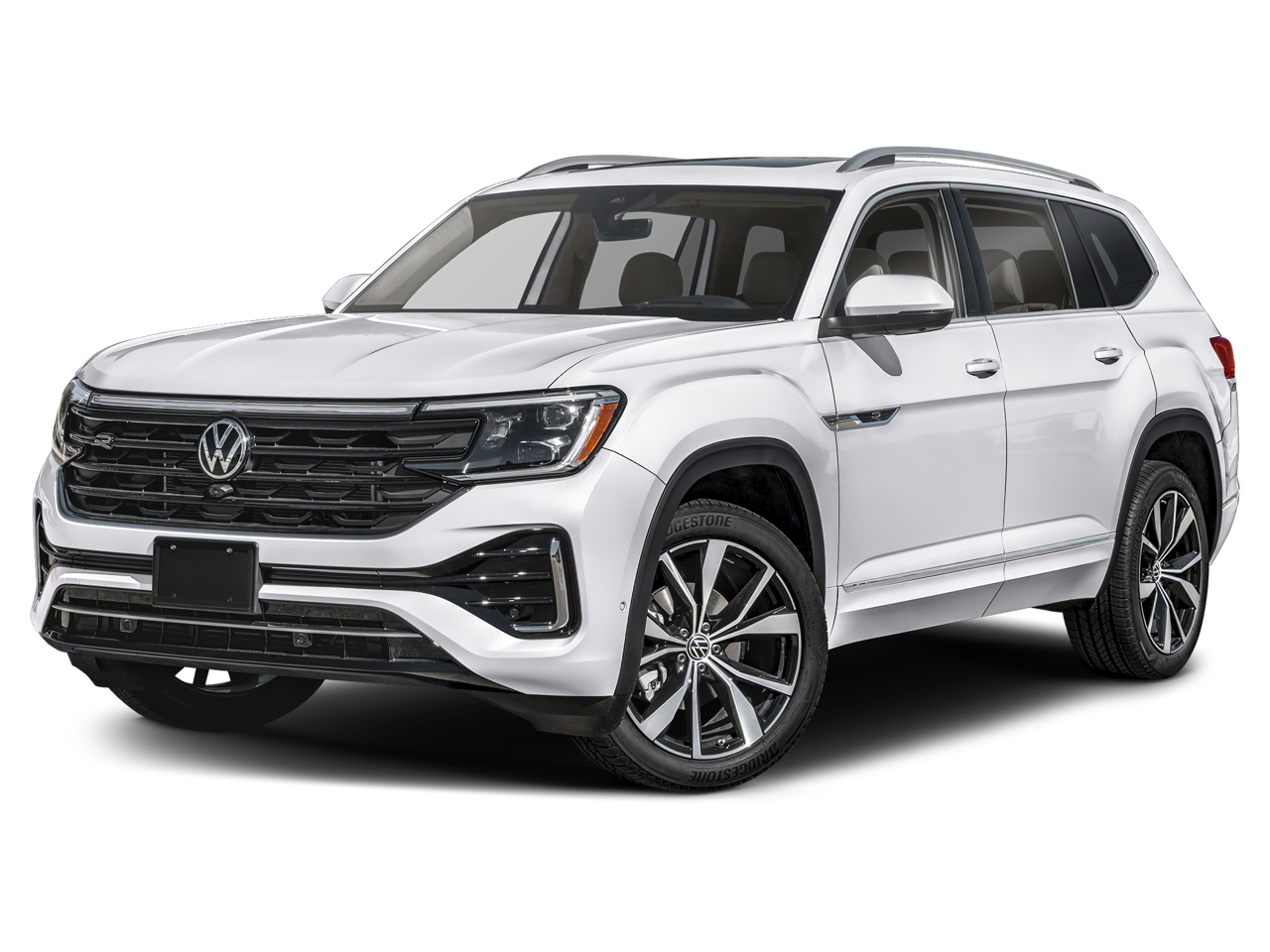 Opal White 2025 Volkswagen Atlas SEL Premium R-Line 4Motion SUV / Crossover All-Wheel Drive 8-Speed Automatic