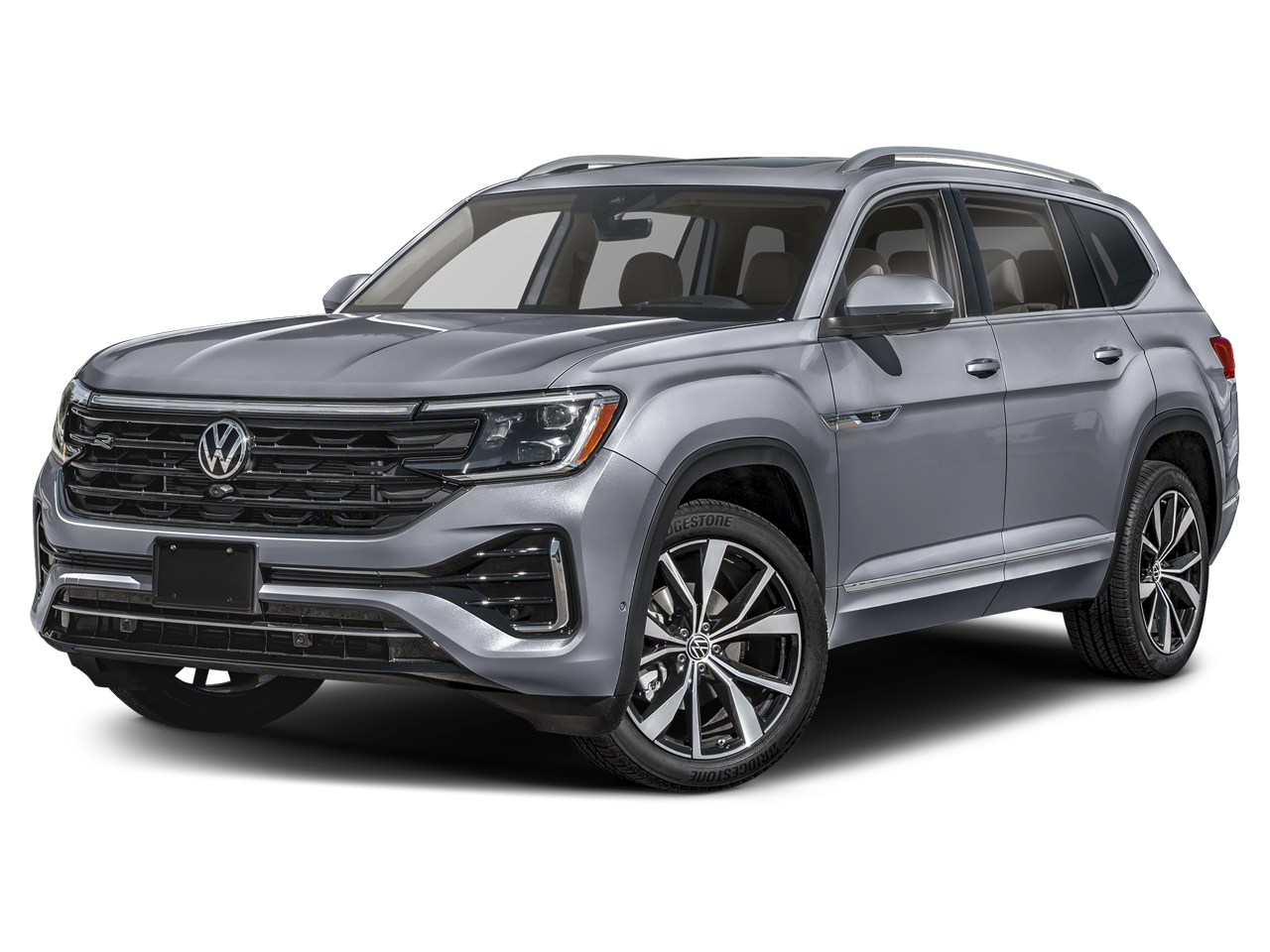 Opal White 2025 Volkswagen Atlas SEL Premium R-Line 4Motion SUV / Crossover All-Wheel Drive 8-Speed Automatic