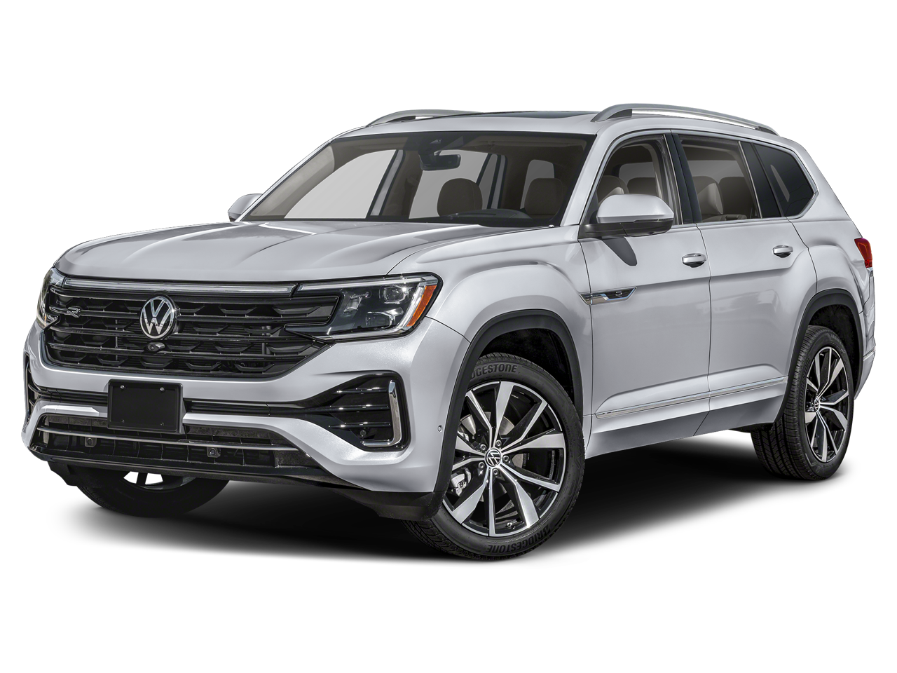 Opal White 2025 Volkswagen Atlas SEL Premium R-Line 4Motion SUV / Crossover All-Wheel Drive 8-Speed Automatic
