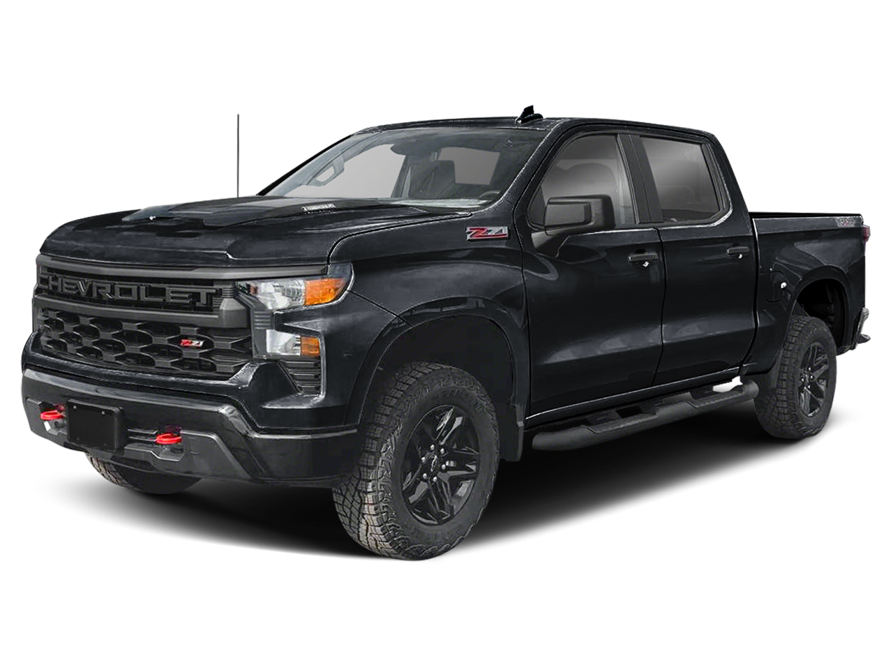 Black 2026 Chevrolet Silverado 1500 Pickup Truck Four-Wheel Drive Automatic