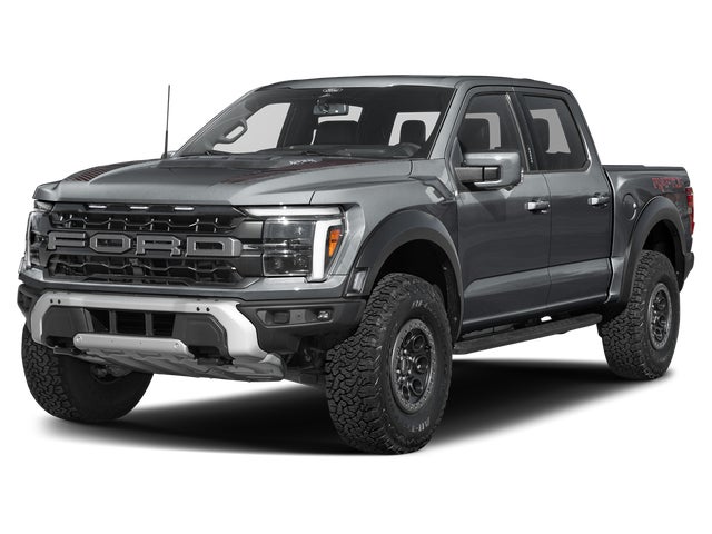 Gray 2026 Ford F-150 Raptor SuperCrew 4WD Pickup Truck Four-Wheel Drive Automatic